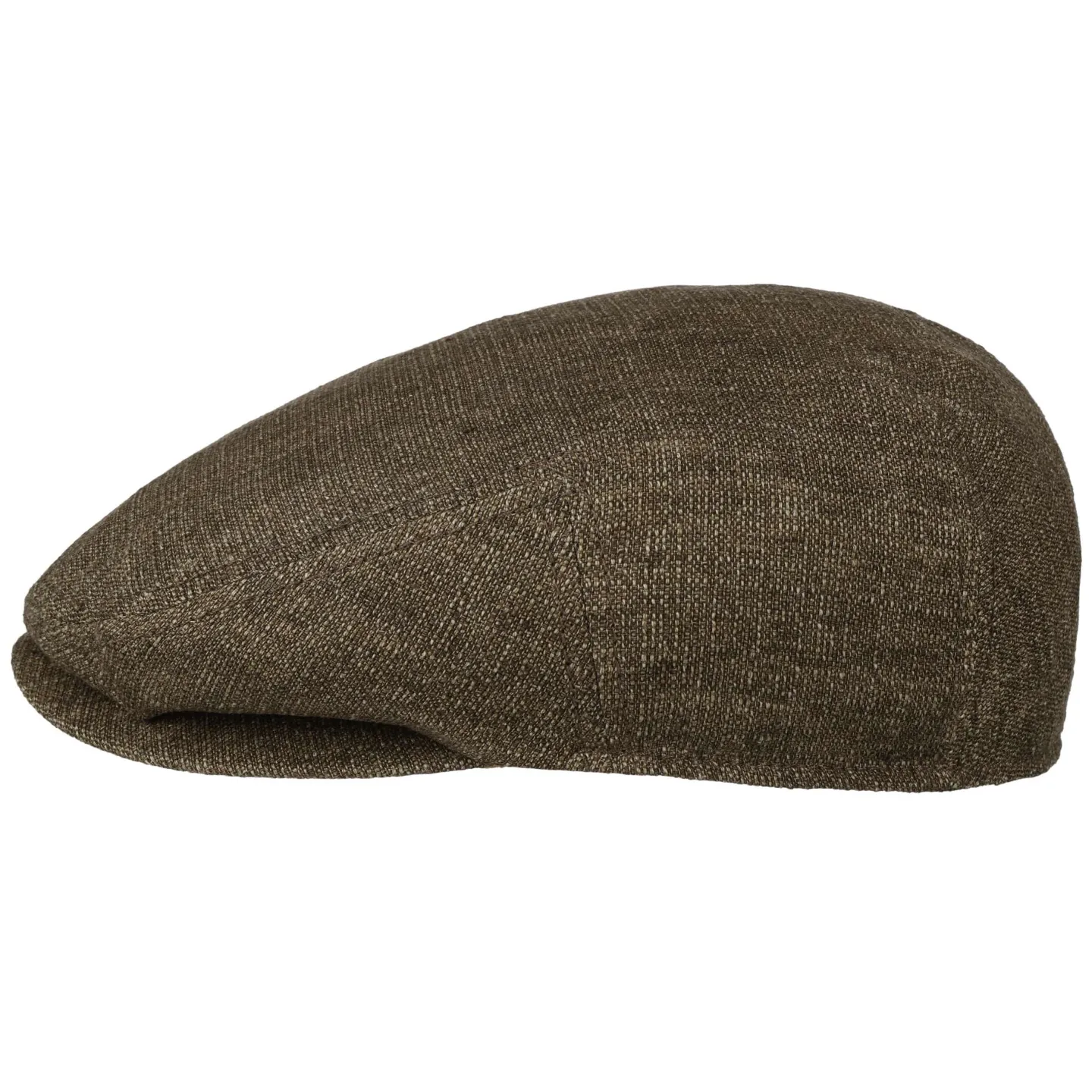 Fontana Flat Cap Brown Linen - Stetson ref 23651 chapellerie traclet