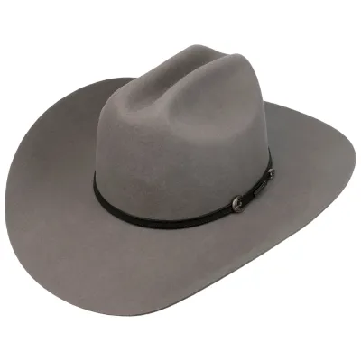 Deadwood Woolfelt Grey Western Hat - Stetson Reference: 23653| Chapellerie Traclet