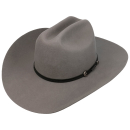 Chapeau Western Deadwood Woolfelt Gris - Stetson