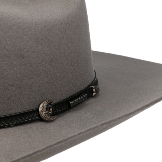 Deadwood Woolfelt Grey Western Hat - Stetson