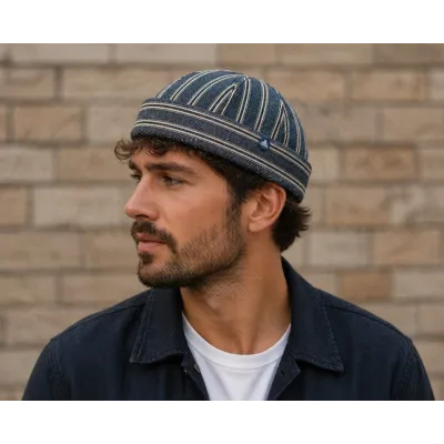 Stockton Cotton & Linen Docker Beanie - Hammaburg Reference: 23654| Chapellerie Traclet