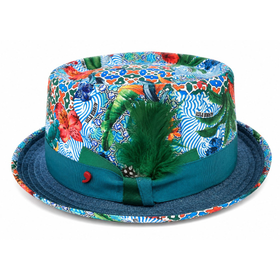 Chapeau Porkpie Tropical Coton - Traclet