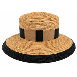 Mazara Braided Straw Cloche Hat - Traclet