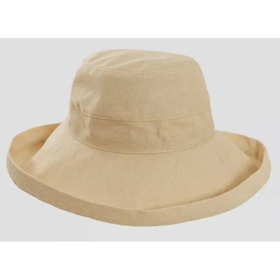 Capeline été Pliable Sausalito Coton Beige - Traclet