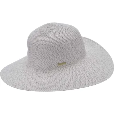 Grey Lea Summer Wide Brim Hat - Seeberger Reference: 5176 | Traclet Hat Shop
