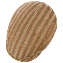 Ligurie Linen & Wool Beige Flat Cap - Stetson