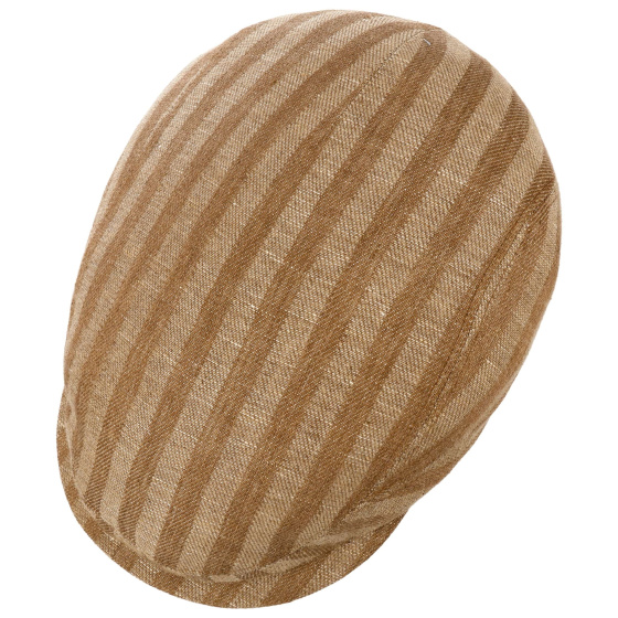 Casquette Plate Ligurie Lin & Laine Beige - Stetson
