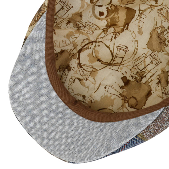 Casquette Bombée Brindisi Patchwork Lin & Soie - Stetson