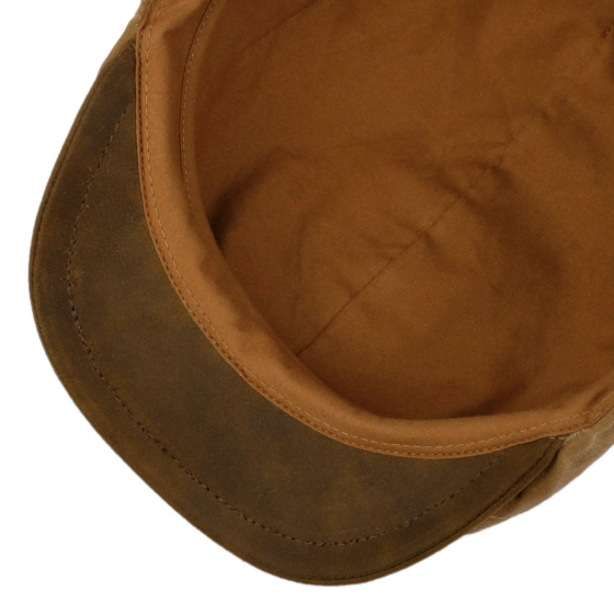Casquette Plate Olbia Waxed Beige - Stetson
