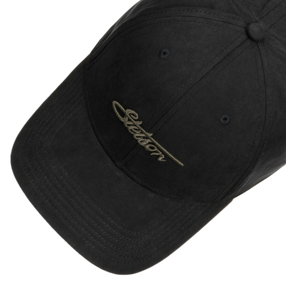 Varèse Waxed UPF 40+ Black Baseball Cap - Stetson