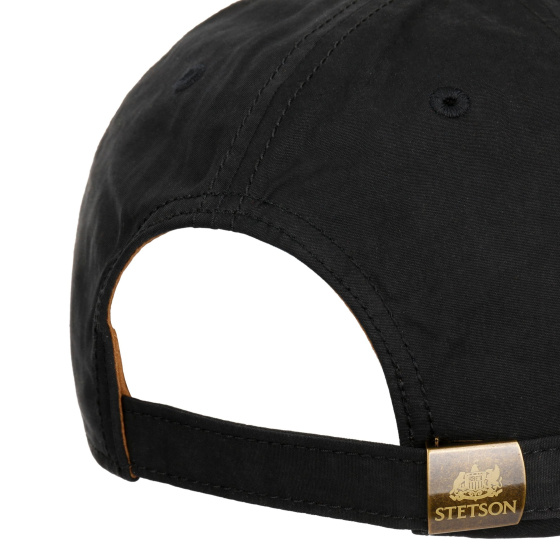 Varèse Waxed UPF 40+ Black Baseball Cap - Stetson