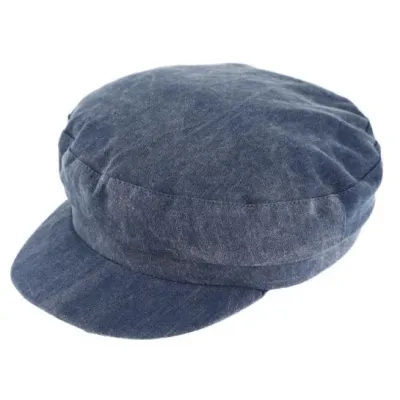 Chantepie Navy Blue Cotton Marine Cap - Traclet