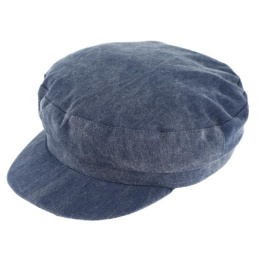 Chantepie Navy Blue Cotton Marine Cap - Traclet