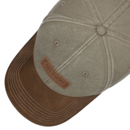 Casquette Baseball Coton & Cuir Vert UPF 40+ - Stetson