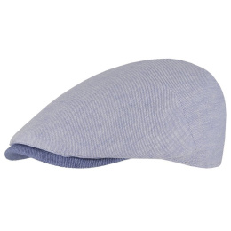 Casquette Plate Evora Bleue Lin & Coton - Traclet