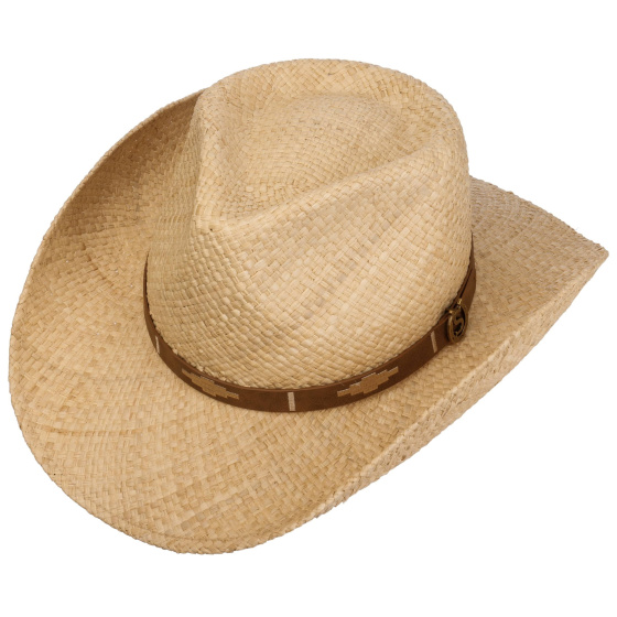 copy of Western Cowboy Hat Natural Raffia Straw - Stetson