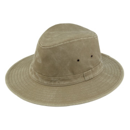 Chapeau Safari Darwin Coton Beige Délavé UPF 50+ - Traclet