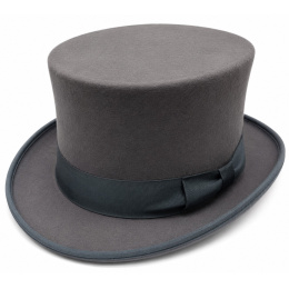 Chapeau Haut De Forme Major Gris - Traclet