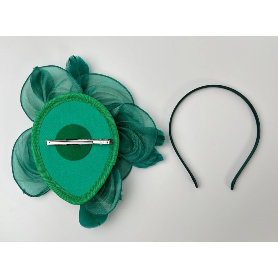 Chapeau De Cérémonie Lucie Vert - Traclet