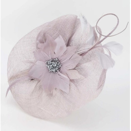 Chapeau De Cérémonie Zita Gris Perle - Traclet