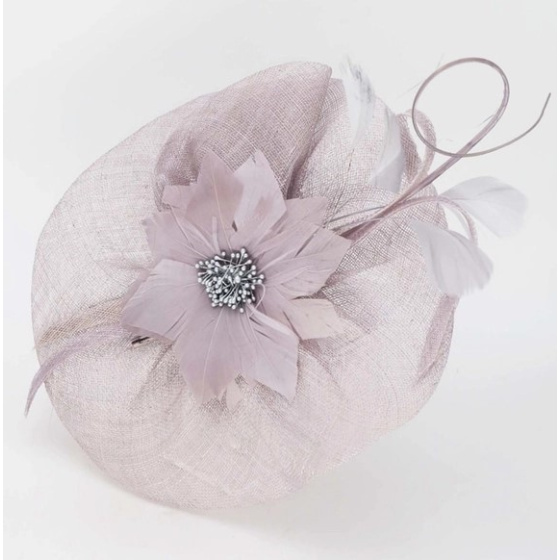 Zita Pearl Grey Ceremony Hat - Traclet