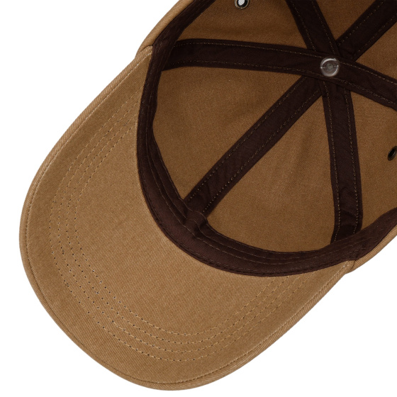 Kansas Cotton Baseball Cap Cognac - Stetson