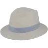 Fedora Hat Aaron Linen Beige UPF 40+ - Flechet Reference: 23737| Chapellerie Traclet
