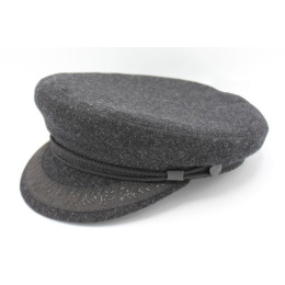 Casquette Marin Camaret Laine Anthracite - Traclet