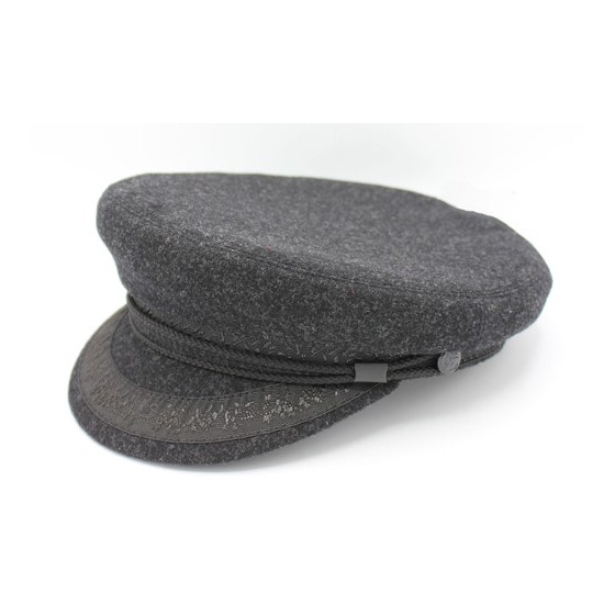 Casquette Marin Camaret Laine Anthracite - Traclet