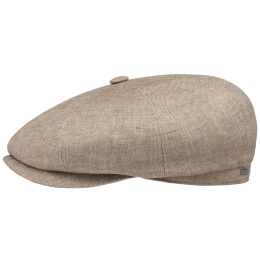 Casquette Hatteras Lin Bleu Beige - Stetson