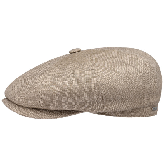 Casquette Hatteras Lin Bleu Beige - Stetson