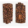 Leopard Leather Driving Mittens / Gloves - Traclet Reference: 23745| Chapellerie Traclet
