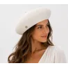 Béret Audrey Paille Papier Blanc - Traclet   Reference : 23749 | Chapellerie Traclet
