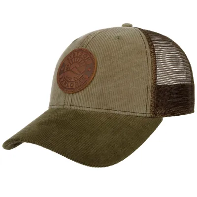 Casquette Baseball Leather Patch Olive - Stetson