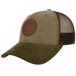 Casquette Baseball Leather Patch Olive - Stetson
