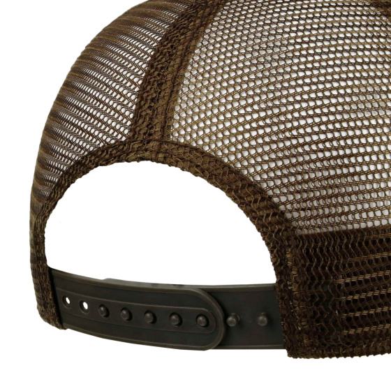 Casquette Baseball Leather Patch Olive - Stetson