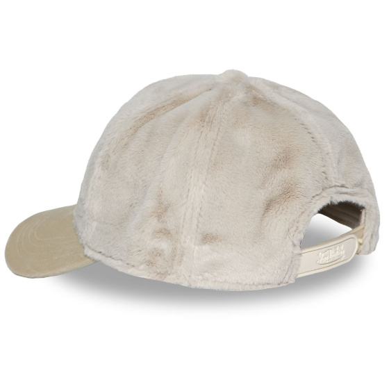 Baseball Cap Snow Corduroy Cream - Von Dutch