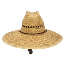 Ocean Breeze Wide Brim Straw Lifeguard Hat