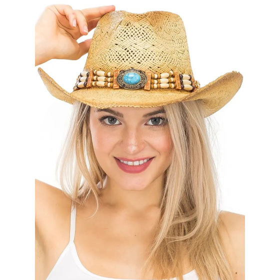 Chapeau Cowboy Colorado Paille Naturel - Traclet