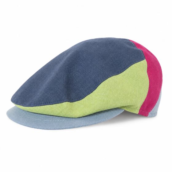 Casquette plates multicolore