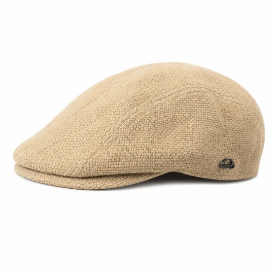 Casquette plates beige