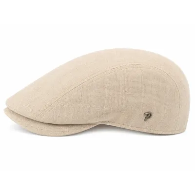 Casquette plates beige