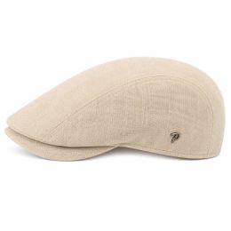 Casquette plates beige