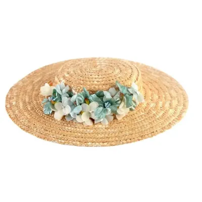 Chapeau Petit Provençal Anna Paille Naturelle - Traclet