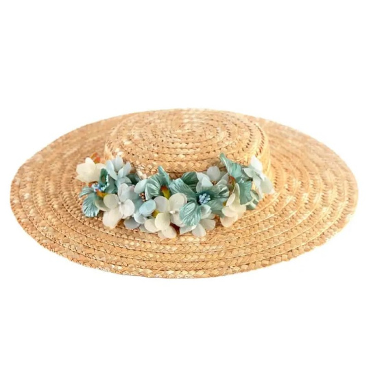 Chapeau Petit Provençal Anna Natural Straw - Traclet