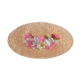 Loreto Natural Straw Provençal Hat - Traclet