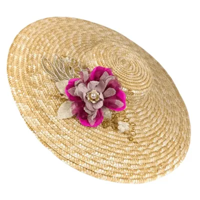 Chapeau Provençal Florida Paille Naturelle - Traclet