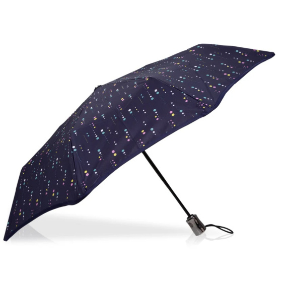 Mini Parapluie X-TRA Solide Automatique Pois Météorite - Isotoner
