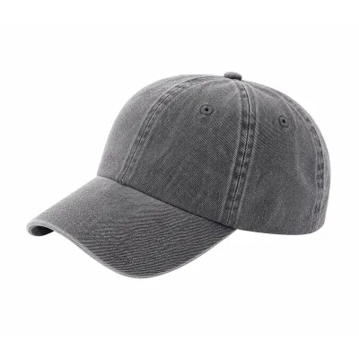 Casquette Baseball Denim Noir