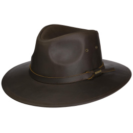 Chapeau Traveller Spokane Cuir Noir - Stetson